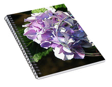 Load image into Gallery viewer, Hydrangea Bubble - Spiral Notebook