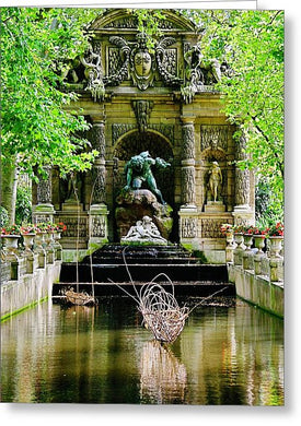 Medici Fountain, Paris - Greeting Card