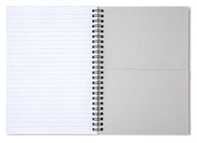 Load image into Gallery viewer, Sheep Glance In Snow - Spiral Notebook