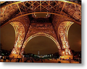 An Evening At The Eiffel - Metal Print