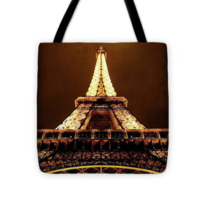Eiffel Tower Glow - Tote Bag