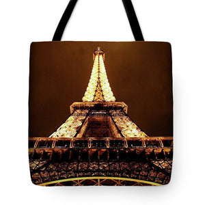 Eiffel Tower Glow - Tote Bag