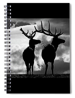 Elk Humor - Spiral Notebook