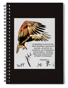 Enthusiasm - Eagle - Spiral Notebook