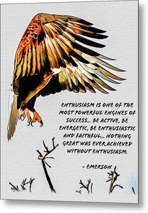 Enthusiasm - Eagle - Metal Print