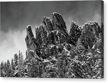 Load image into Gallery viewer, Jagged Trails in Winter - Canvas Print