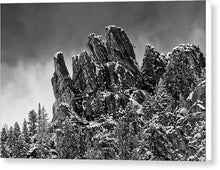 Load image into Gallery viewer, Jagged Trails in Winter - Canvas Print