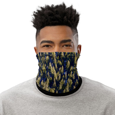 Neck Gaiter Evergreen Forest Scene