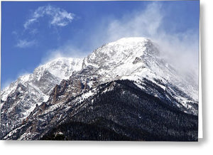 Mount Chapin Colorado - Greeting Card