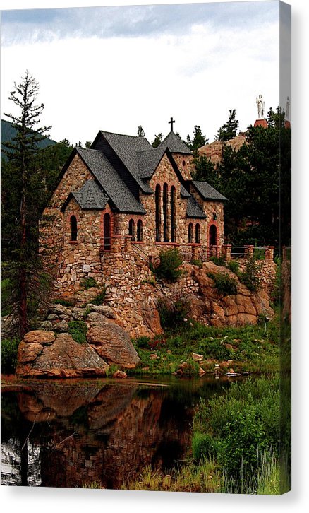 St. Catherine On The Rock in summer, Colorado - Canvas Print