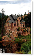 Load image into Gallery viewer, St. Catherine On The Rock in summer, Colorado - Canvas Print